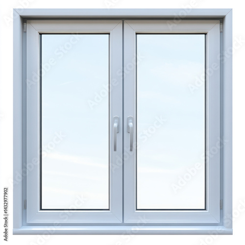 window with blue sky
