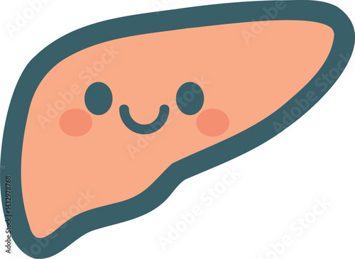 肝臓のキャラクター