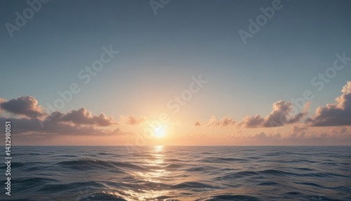 Deep ocean to bright sky gradient  Subtle textured effect for calm feel , sophisticated, sky