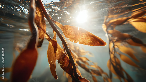 underwater lagoon with crystal-clear water and colorful fish