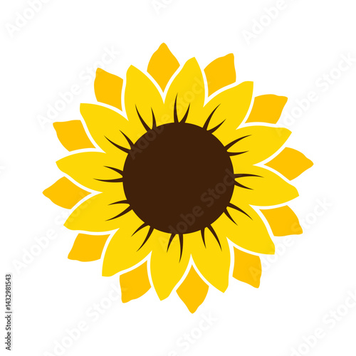 Vector color illustration icon for Girasol