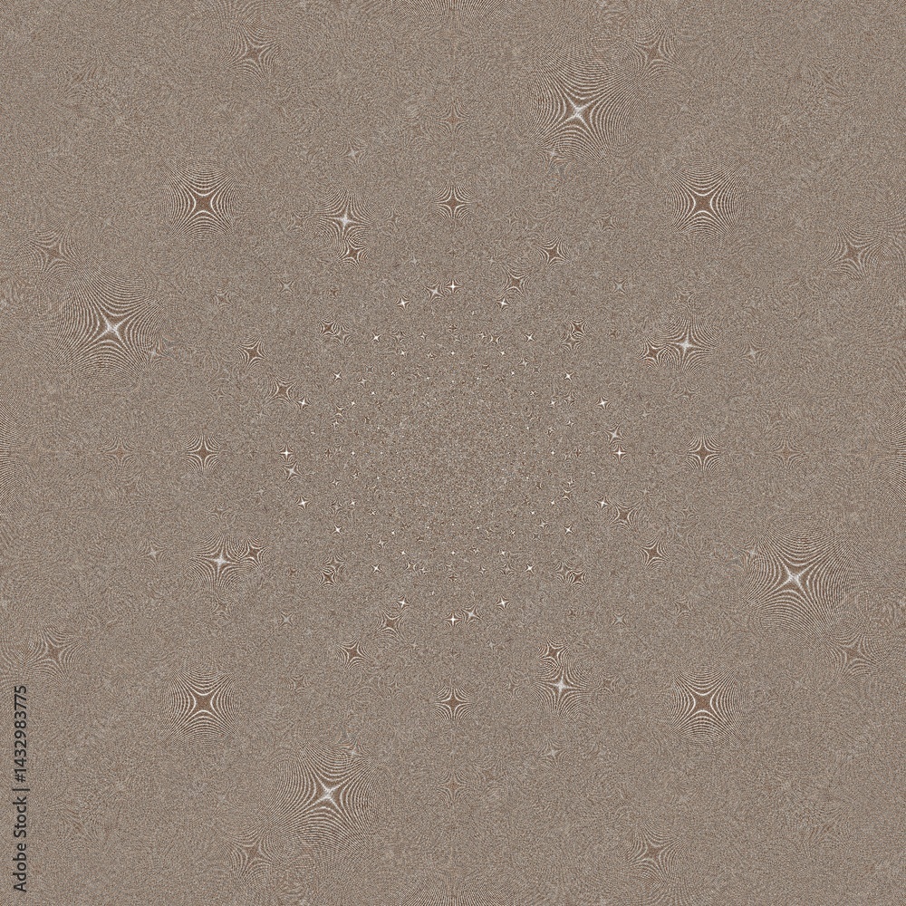 Gentle Starburst Pattern on a Soft Brown Textured Background Gentle Starburst Pattern on a Soft Brown Textured Background