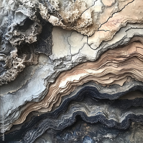 process of wind erosion unveils intricate layers and textures of earth, providing a glimpse into extensive geological changes that have occurred throughout history