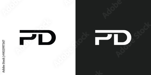 Letter PD Logo Design