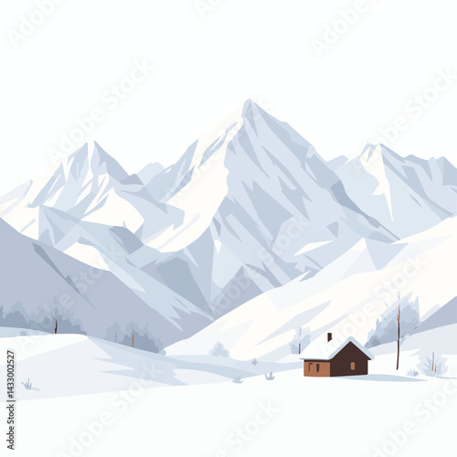 house in the mountains
