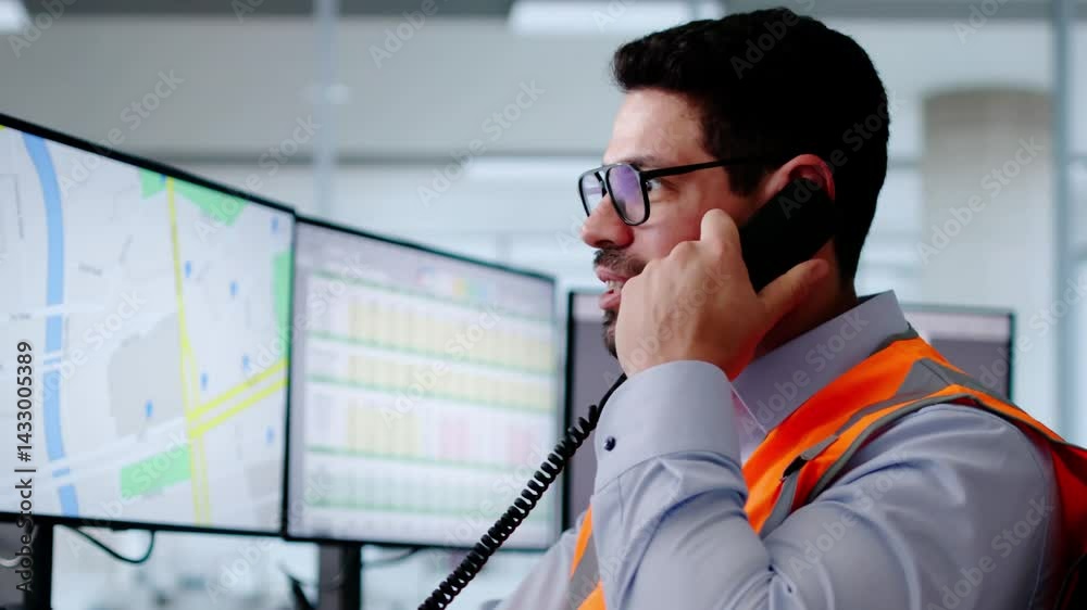 Emergency Call Center. 911 Phone Service