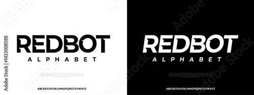 Bold Futuristic Display Font Vector EPS for Tech and Digital Brand