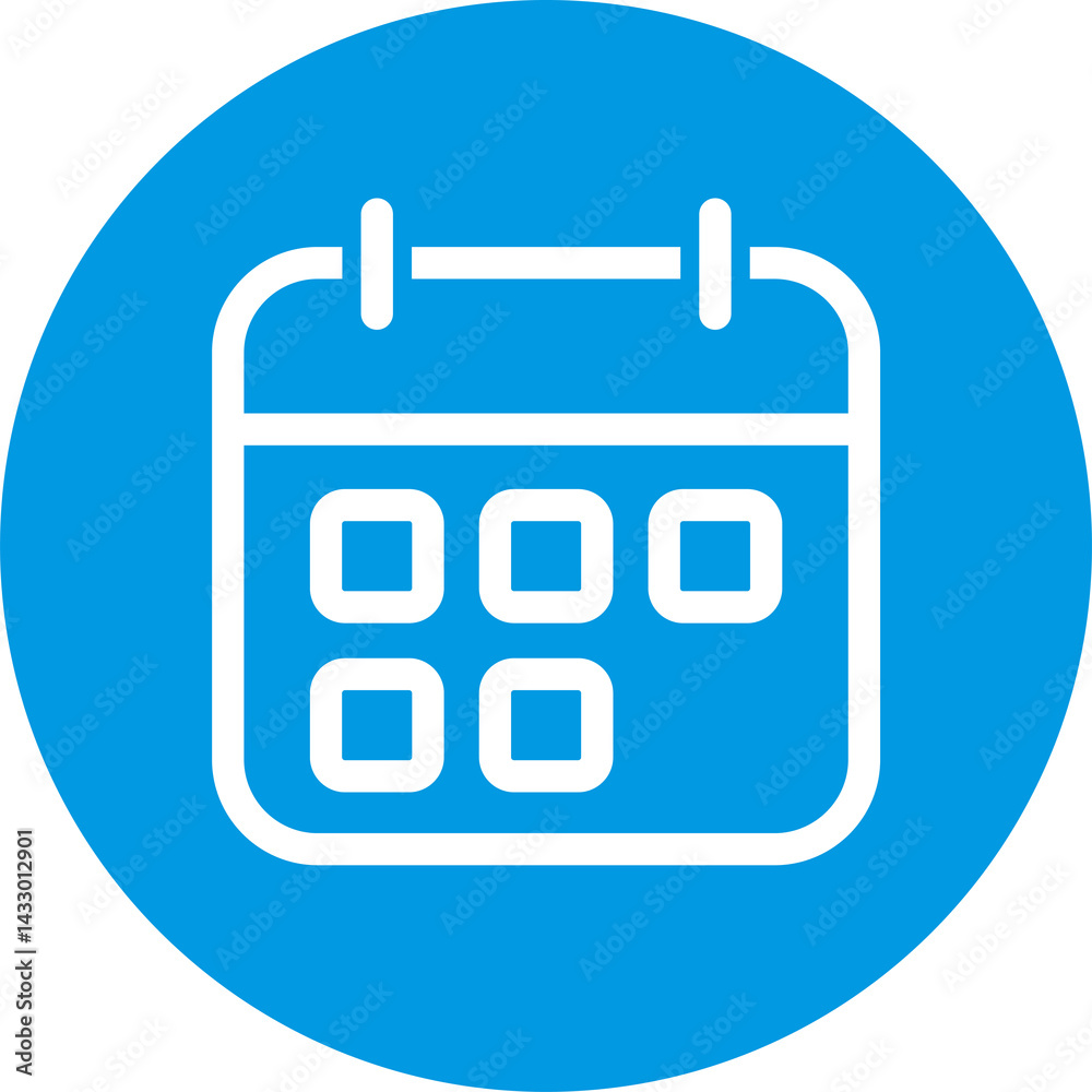 Calendar icon for your web site design, logo, app, UI. illustration