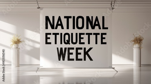 NATIONAL ETIQUETTE WEEK. 