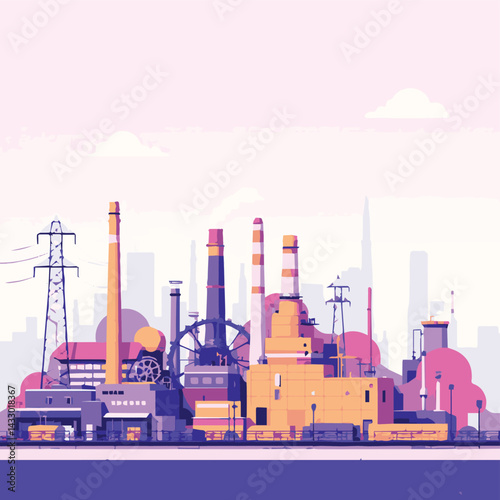 oil refinery plant