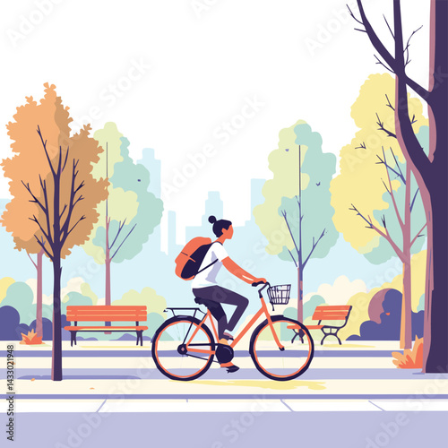 guy riding bicycle