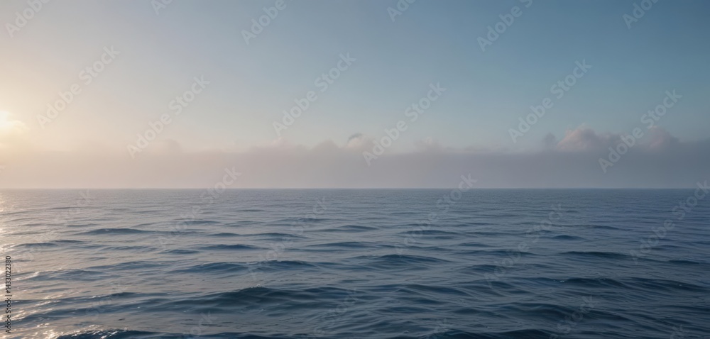 Calm ocean gradient, from pale to deep blue, hazy , tranquil, blue Calm ocean gradient, from pale to deep blue, hazy , tranquil, blue