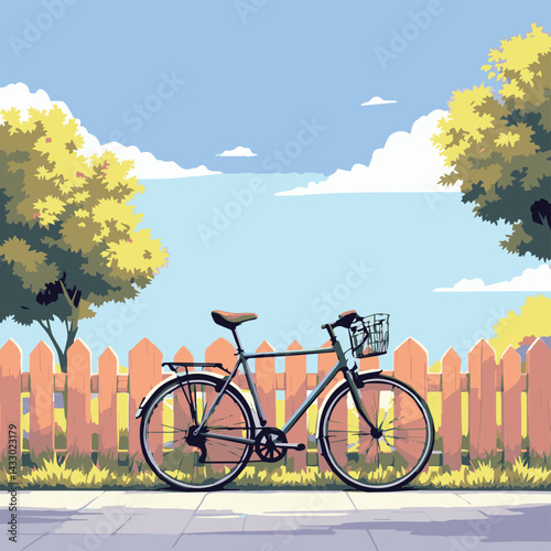 bicycle on the road
