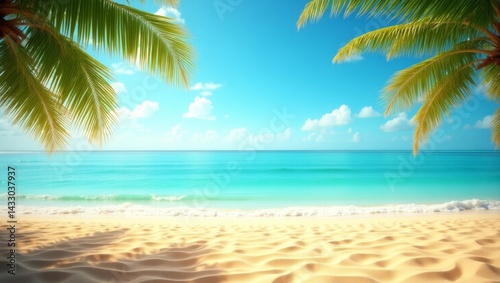 palm tree on the beach