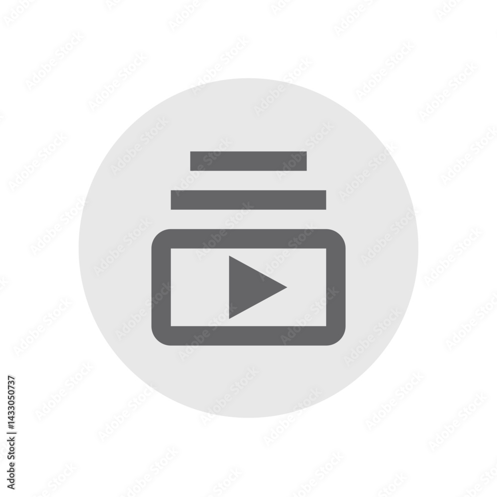 Subscriptions Outlined Icon Subscriptions Outlined Icon