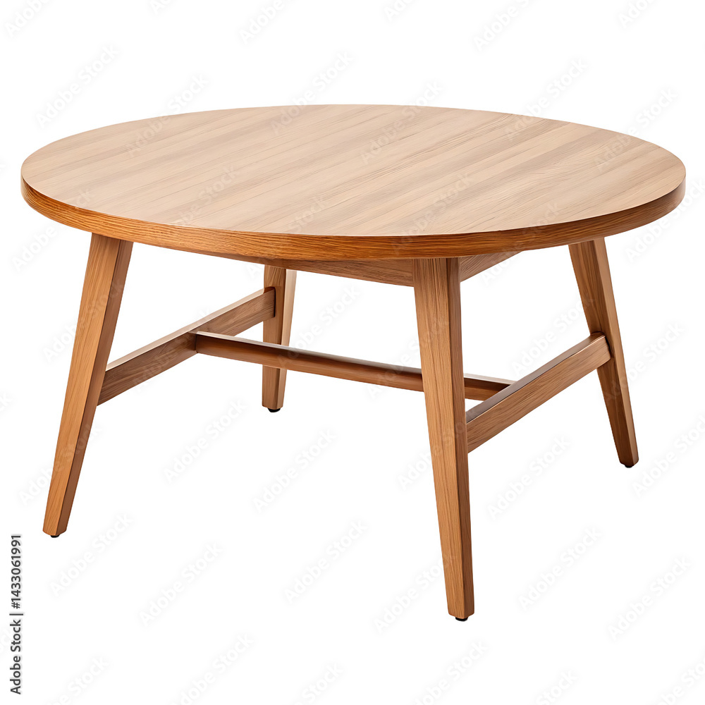 Stylish Light Wood Round Coffee Table for Modern Interiors PNG and transparent background Stylish Light Wood Round Coffee Table for Modern Interiors PNG and transparent background