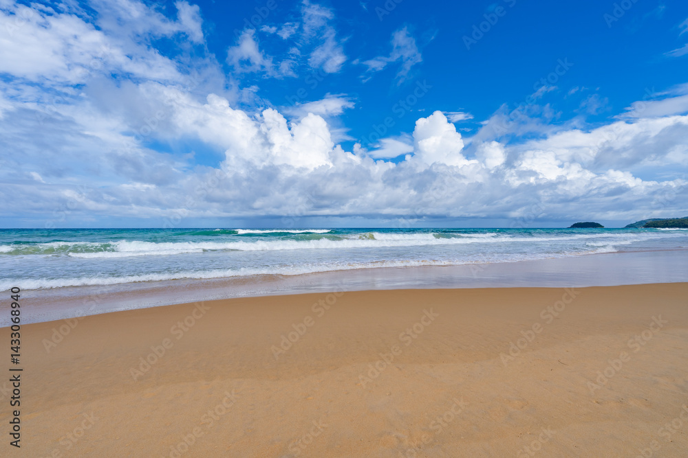 Beautiful beach background, Natural landscape with empty tropical beach at Phuket beach Thailand,Beach and sea in sunny day, Beach sea space area nature background Beautiful beach background, Natural landscape with empty tropical beach at Phuket beach Thailand,Beach and sea in sunny day, Beach sea space area nature background