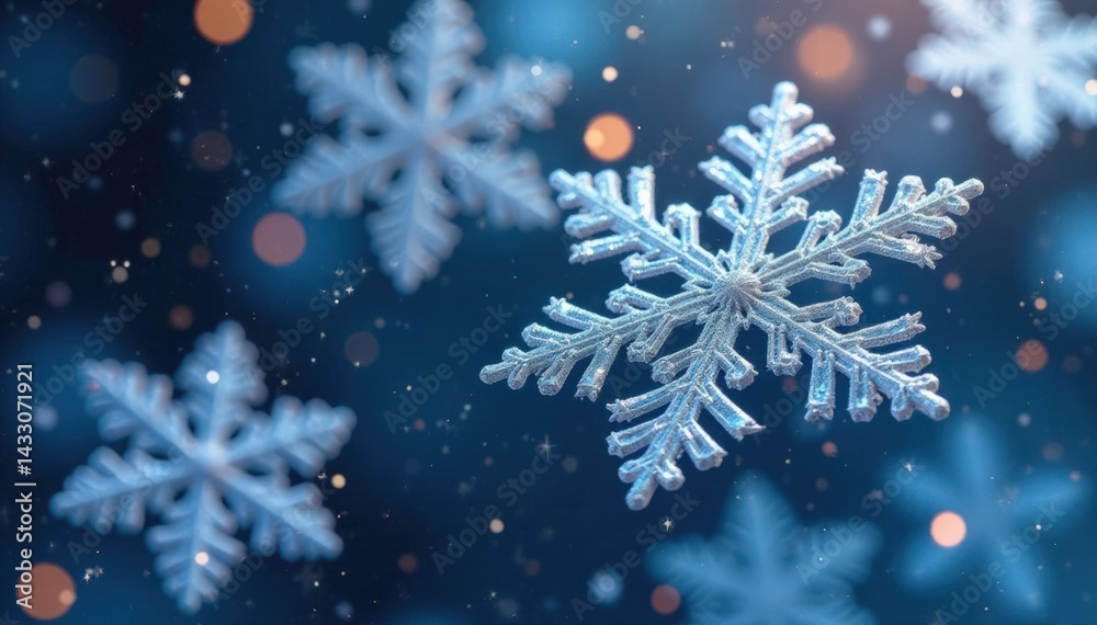 Delicate intricate snowflakes with lacy patterns, swirling together in a whimsical dance , festive, borders, winter Delicate intricate snowflakes with lacy patterns, swirling together in a whimsical dance , festive, borders, winter