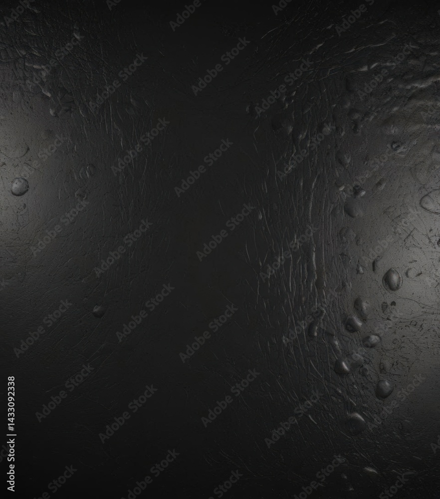 Fototapeta premium Rich black leather, fine textural detail, abstract backdrop, high-resolution, backdrop, material