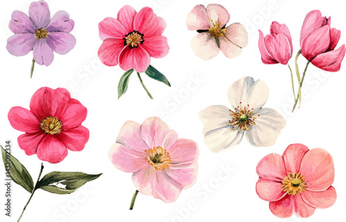 Wallpaper Mural collage of flowers Torontodigital.ca