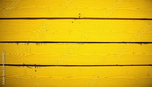 Wallpaper Mural Yellow wooden planks (3) Torontodigital.ca