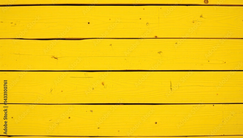 Naklejka premium Yellow wooden planks