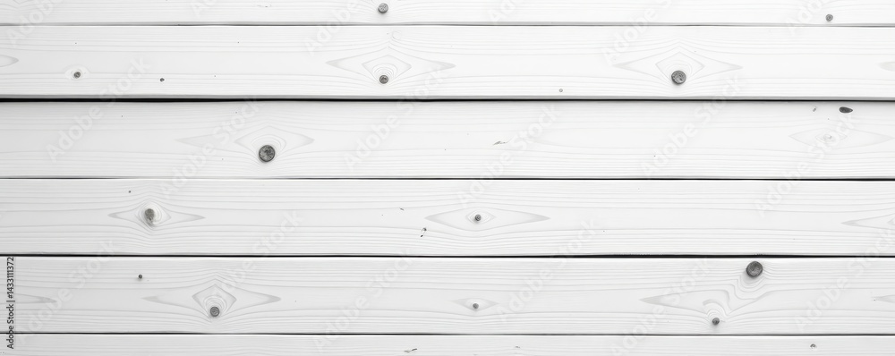 Naklejka premium Aged white grey wooden wall background with textured old painted pine planks, white, painted