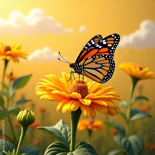 butterfly on flower