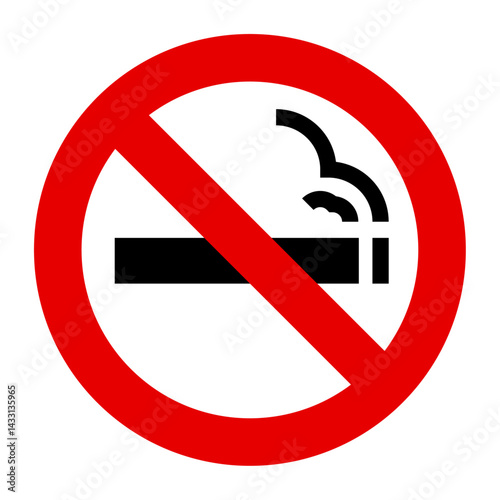 No smoking sign. Smoking is prohibited icon