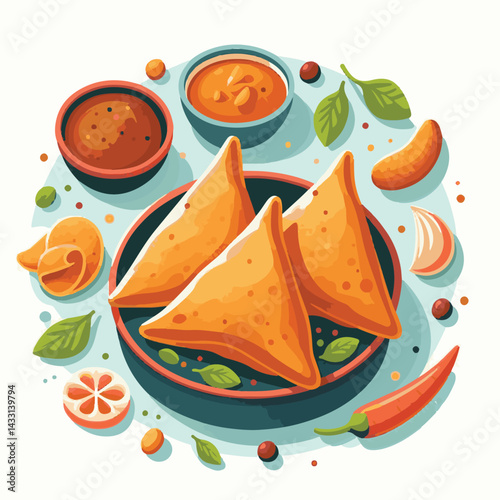 samosa, cuisine, delicious, indian, food, appetizer, fried, dish, traditional, crispy, asian, homemade, dinner, background, fresh, meal, snack, iftar, tasty, vegetable, meat, hot, isolated, ramadan, d