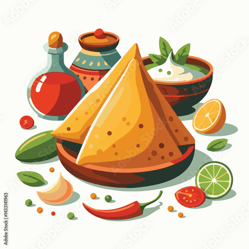 samosa, cuisine, delicious, indian, food, appetizer, fried, dish, traditional, crispy, asian, homemade, dinner, background, fresh, meal, snack, iftar, tasty, vegetable, meat, hot, isolated, ramadan, d