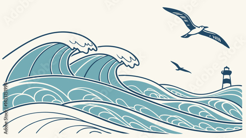 dolphins in the sea