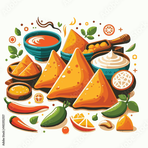 samosa, cuisine, delicious, indian, food, appetizer, fried, dish, traditional, crispy, asian, homemade, dinner, background, fresh, meal, snack, iftar, tasty, vegetable, meat, hot, isolated, ramadan, d