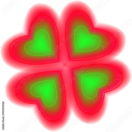 Blurred Gradient Flower