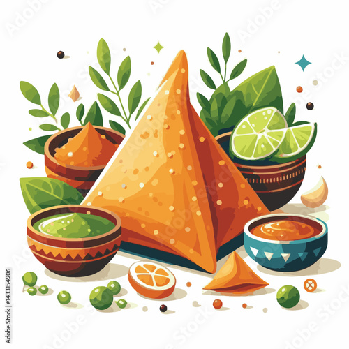 samosa, cuisine, delicious, indian, food, appetizer, fried, dish, traditional, crispy, asian, homemade, dinner, background, fresh, meal, snack, iftar, tasty, vegetable, meat, hot, isolated, ramadan, d