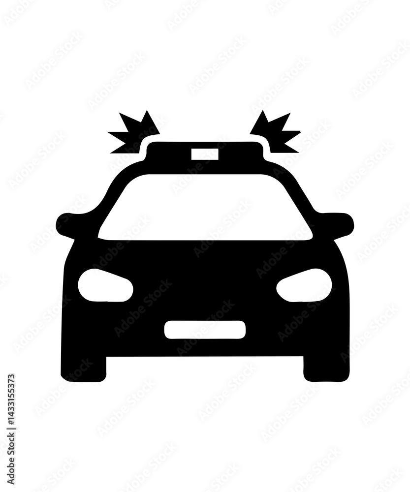 Obraz premium Police car