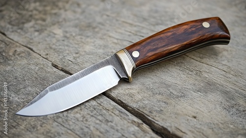 Exquisite Wood and Metal Knife