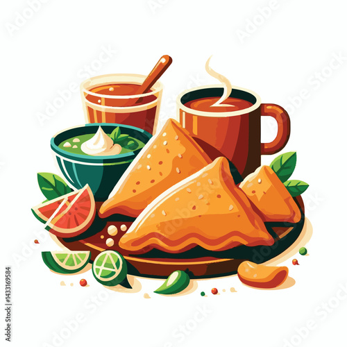 samosa, cuisine, delicious, indian, food, appetizer, fried, dish, traditional, crispy, asian, homemade, dinner, background, fresh, meal, snack, iftar, tasty, vegetable, meat, hot, isolated, ramadan, d