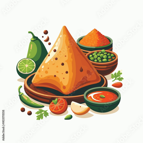 samosa, cuisine, delicious, indian, food, appetizer, fried, dish, traditional, crispy, asian, homemade, dinner, background, fresh, meal, snack, iftar, tasty, vegetable, meat, hot, isolated, ramadan, d