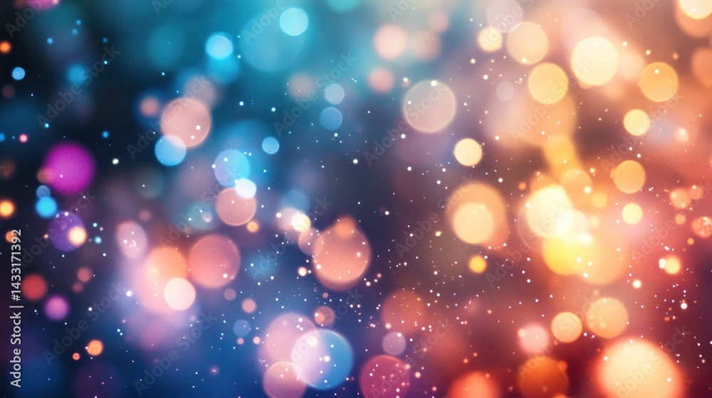 Abstract Colorful Bokeh Background: A Symphony of Lights and Colors Abstract Colorful Bokeh Background: A Symphony of Lights and Colors