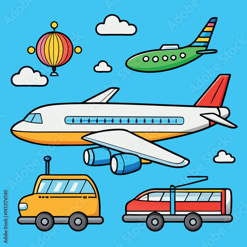 Airplane set. 