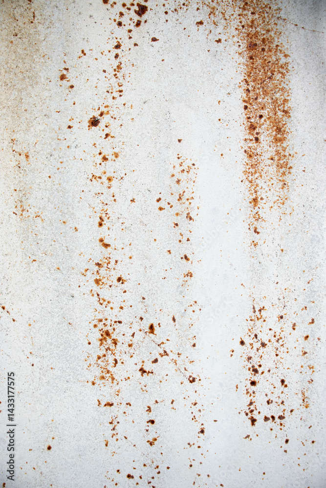 Painted old metal surface with rust appearing. The texture of painted metal. Painted old metal surface with rust appearing. The texture of painted metal.