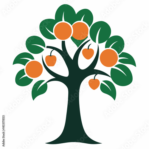 orange tree with fruits