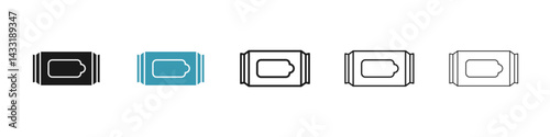 Makeup remover wipes icon in flat style. Basic vector symbol illustration