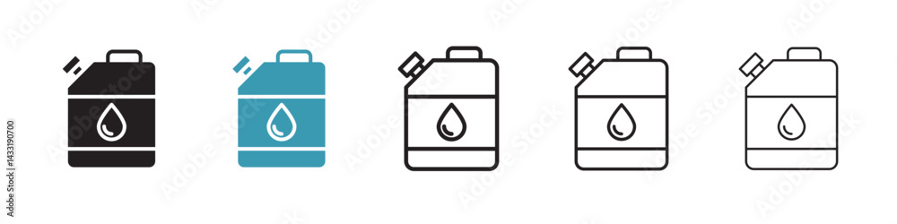 Oil can icon in flat style. Basic vector symbol illustration Oil can icon in flat style. Basic vector symbol illustration