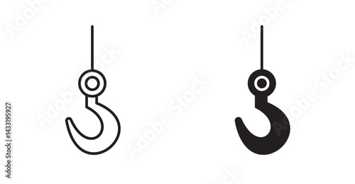 Winch hook icon
