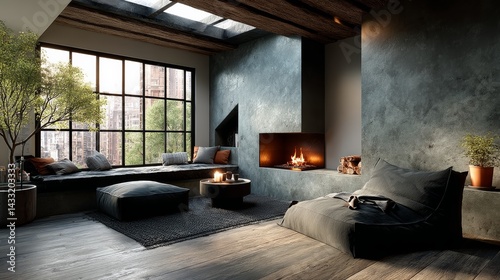 Rustic Desert Retreat with Natural Elements and Panoramic Views