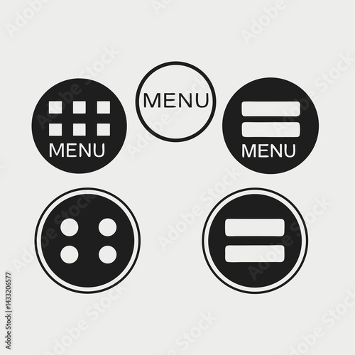 vector art illustration showcasing four dynamic elements