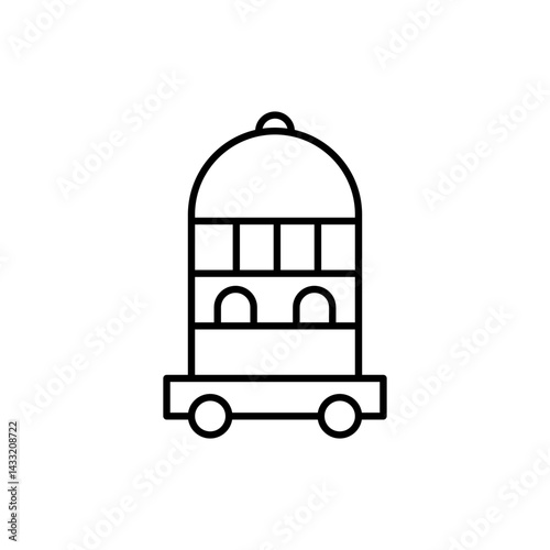 Hotel service icon vector illustration web design element