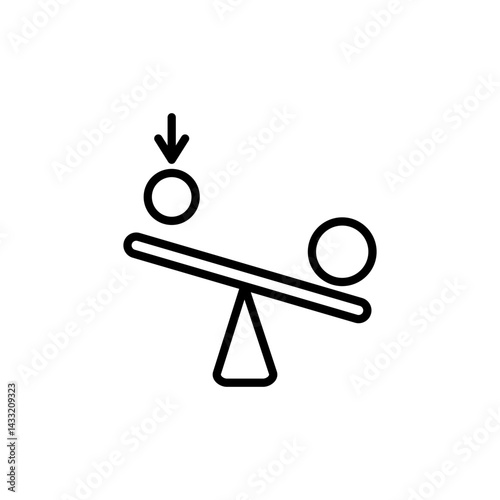 Leverage icon vector illustration web design element